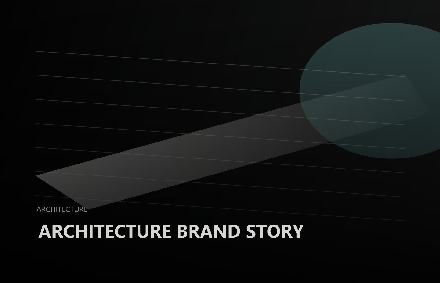 Abstract cinematic placeholder for architecture brand story